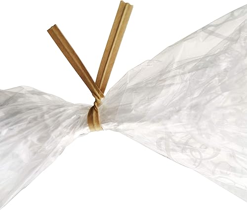 Miniatura 7 de 1000 unidades de 4 pulgadas de papel kraft para bolsas de violonchelo, bolsas de tratamiento, embalaje de regalo, pan, galletas, dulces, tartas