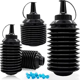 Pacote Com 4 Acessórios Para Pistola De Gel Blaster, Balas, Contas, Recarga Munição, Frasco Plástico, Gel, Jogo Festa Ao Ar Livre