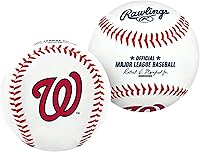 Vista 32 de Rawlings Béisbol oficial de la MLB 2026 con logo del equipo Todos los 30 equipos de la MLB disponibles