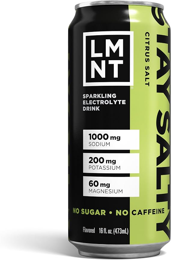 LMNT Sparkling Electrolyte Drink - Citrus Salt | 12 Count