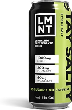 LMNT Sparkling Electrolyte Drink - Citrus Salt | 12 Count
