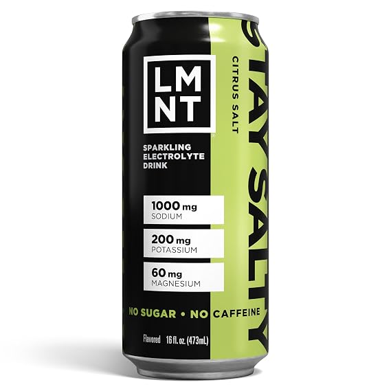 LMNT Sparkling Electrolyte Drink - Citrus Salt | 12-Count