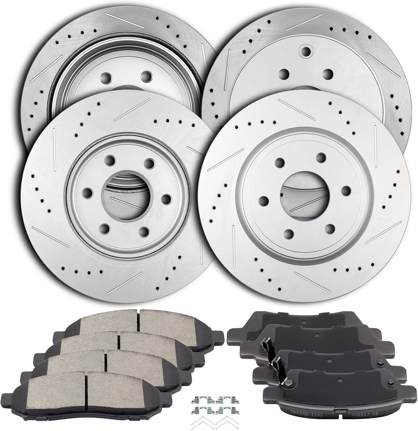 Brakes and Rotors, ECCPP Front Rear Brake Pads Rotors Kits fit for 2005-2019 For Nissan Frontier, 2005-2015 For Nissan Xterra, 2009-2012 For Suzuki Equator