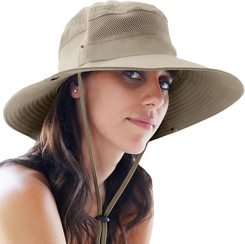 GearTOP - Sombrero de ala ancha para proteger contra los rayos UV UPF 50 para senderismo camping pesca safari GearTOP - Sombrero de ala ancha para proteger contra los rayos UV UPF 50 para senderismo camping pesca safari
