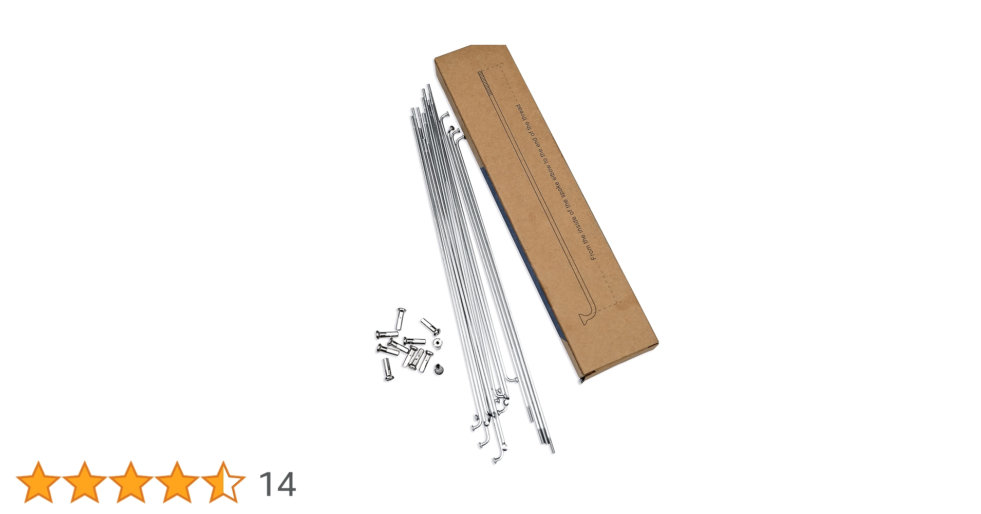 Bicycle Spokes With Nipples Zinc 14g 110mm To 200mm Warranty: Yes At