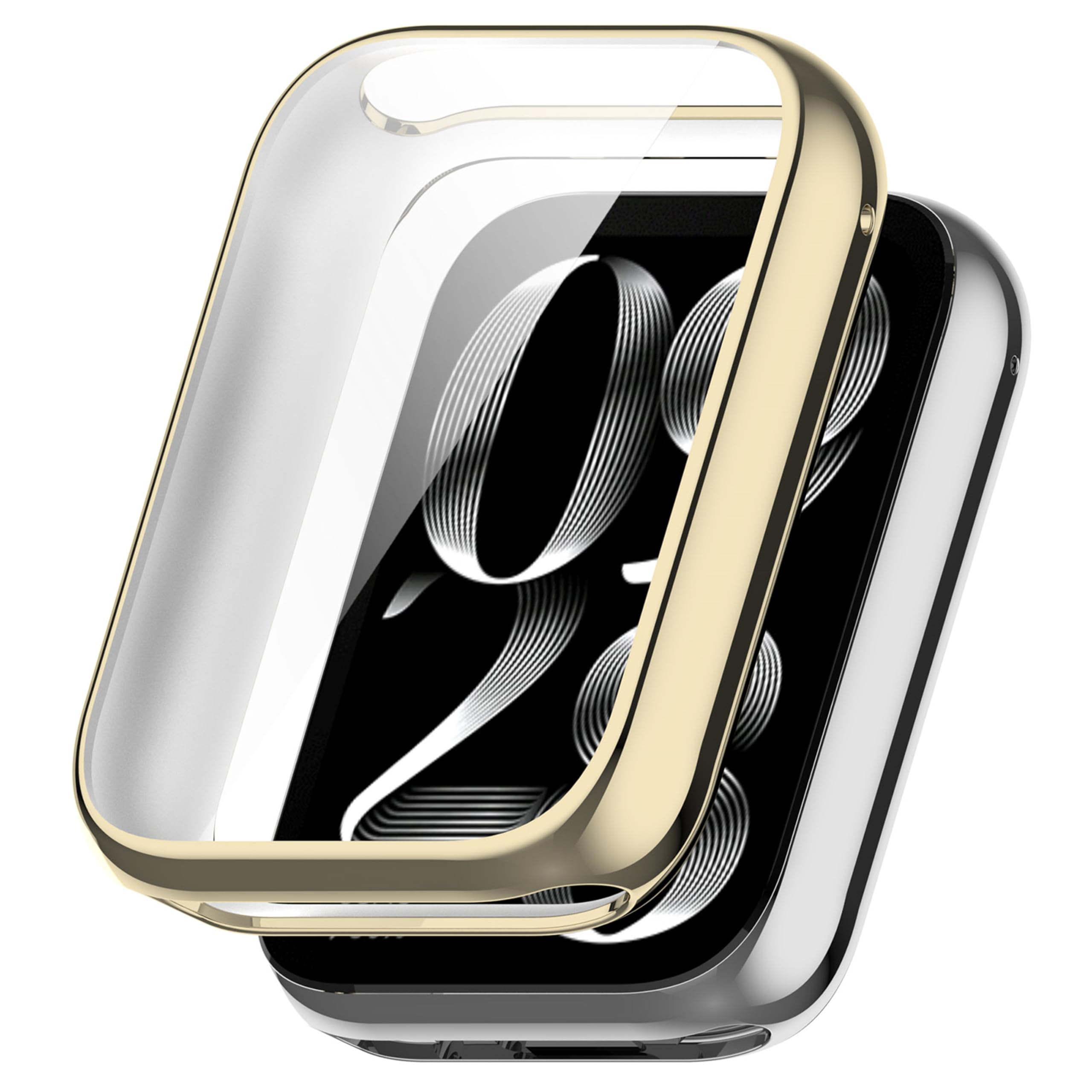 HOMTERN Custodia Protettiva Per Xiaomi Mi Band 8 Pro, Morbida TPU Trasparente, Copertura Completa Antigraffio E Antiurto (Confezione Da 3)