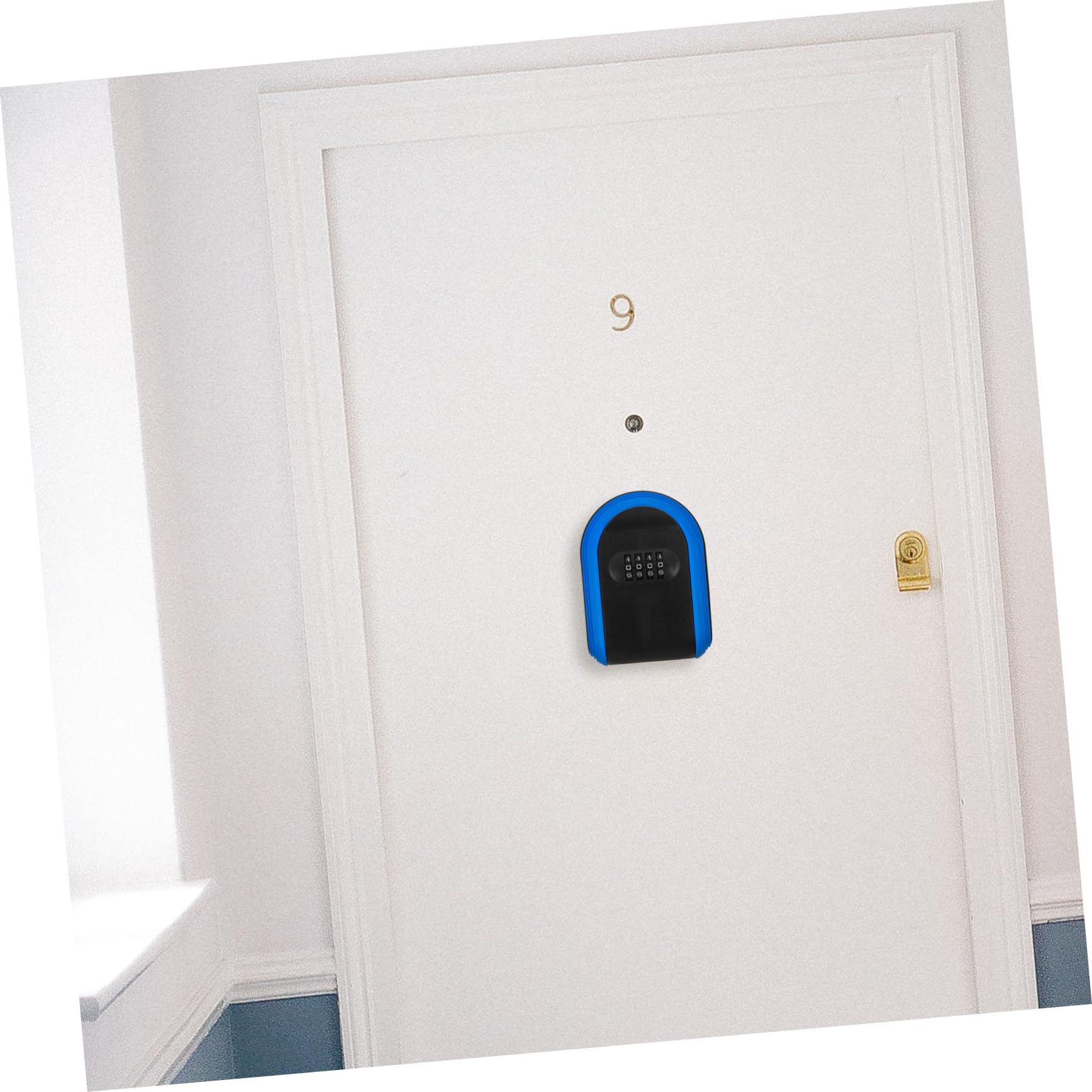 Lurrose 4pièces Boîte à Clés Sécurisée avec Verrou De Sécurité Extérieur Résistante Aux Facile à Installer pour Rangement Pratique Clés
