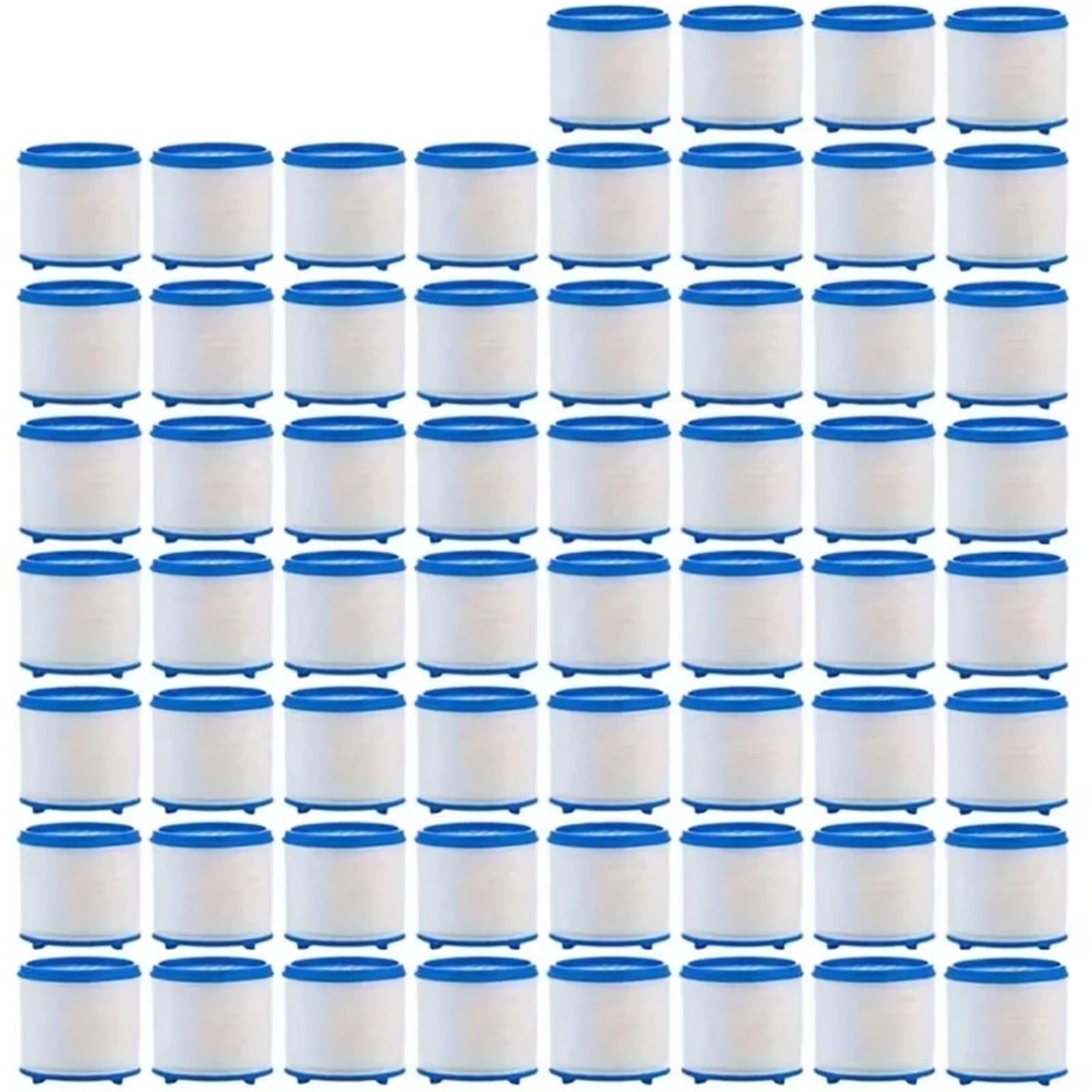 [60pcs ] PP Water Filter Cartridges - Heavy-Duty Faucet, Shower Head & Sink Purifier System Replacement Filters