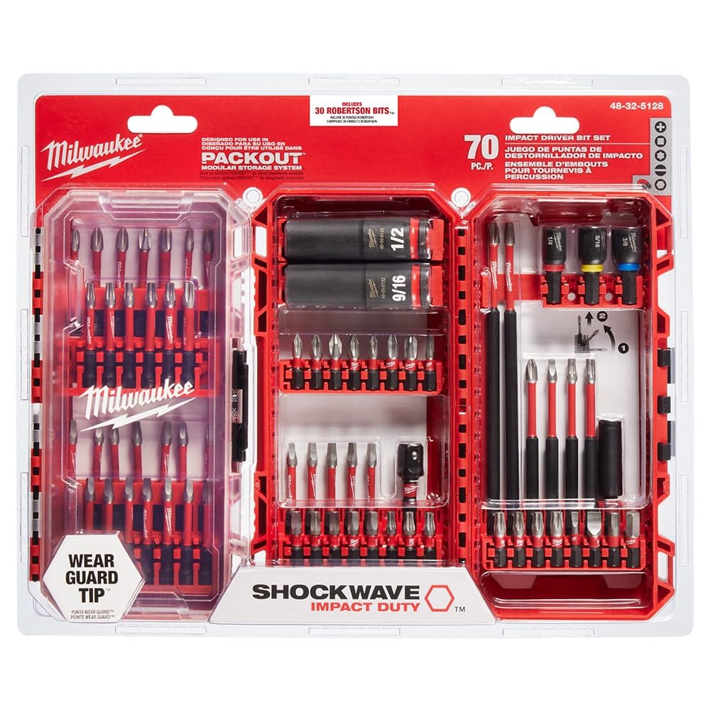 Milwaukee 48-32-5128 Shockwave Impact Duty Driver Bit Set (70