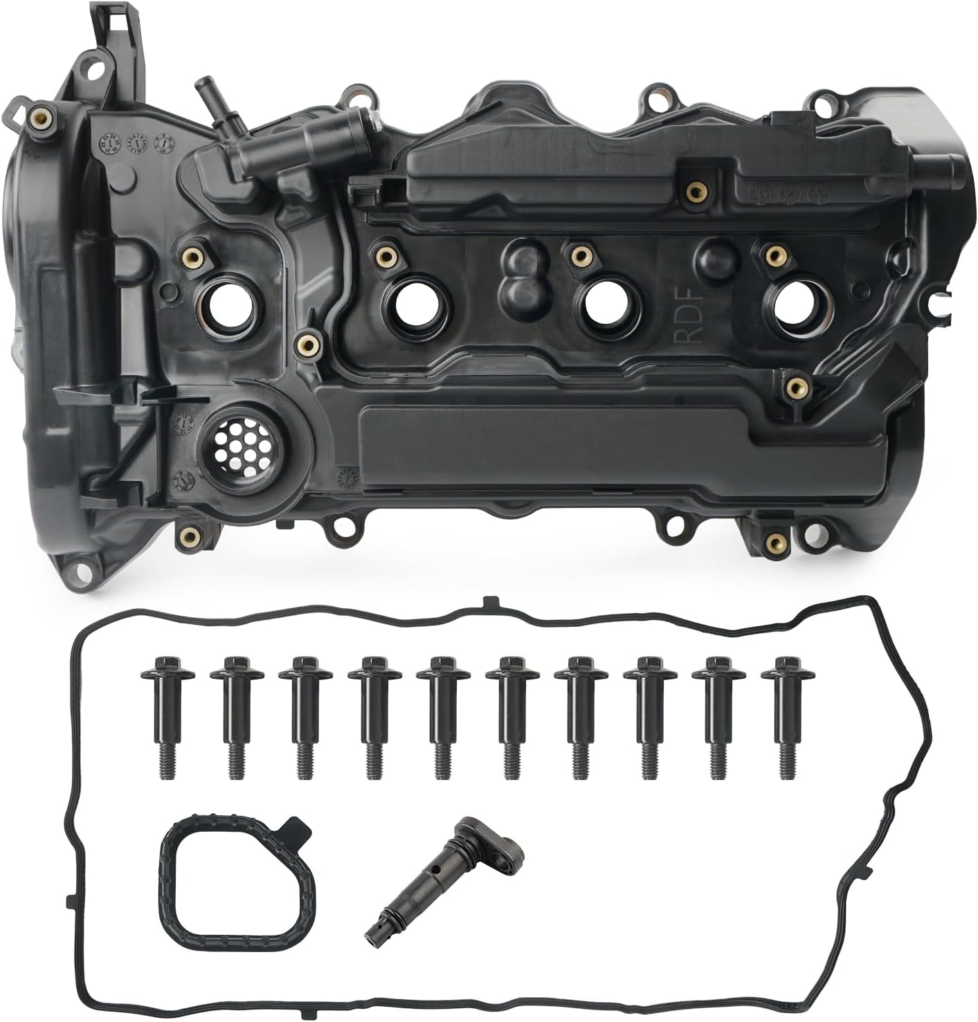 Engine Valve Cover with Gasket Compatible with 2013-2017 Honda Accord 2015-2019 Honda CR-V 2.4L Replace 12310-RDF-A01, 12310RDFA01