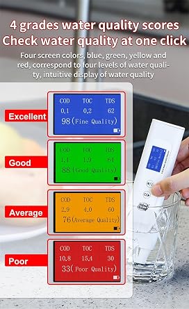 LS310 Residual Chlorine Multi Parameter Ppm Water Measuring for Drinking Data Logging Water Quality Tester