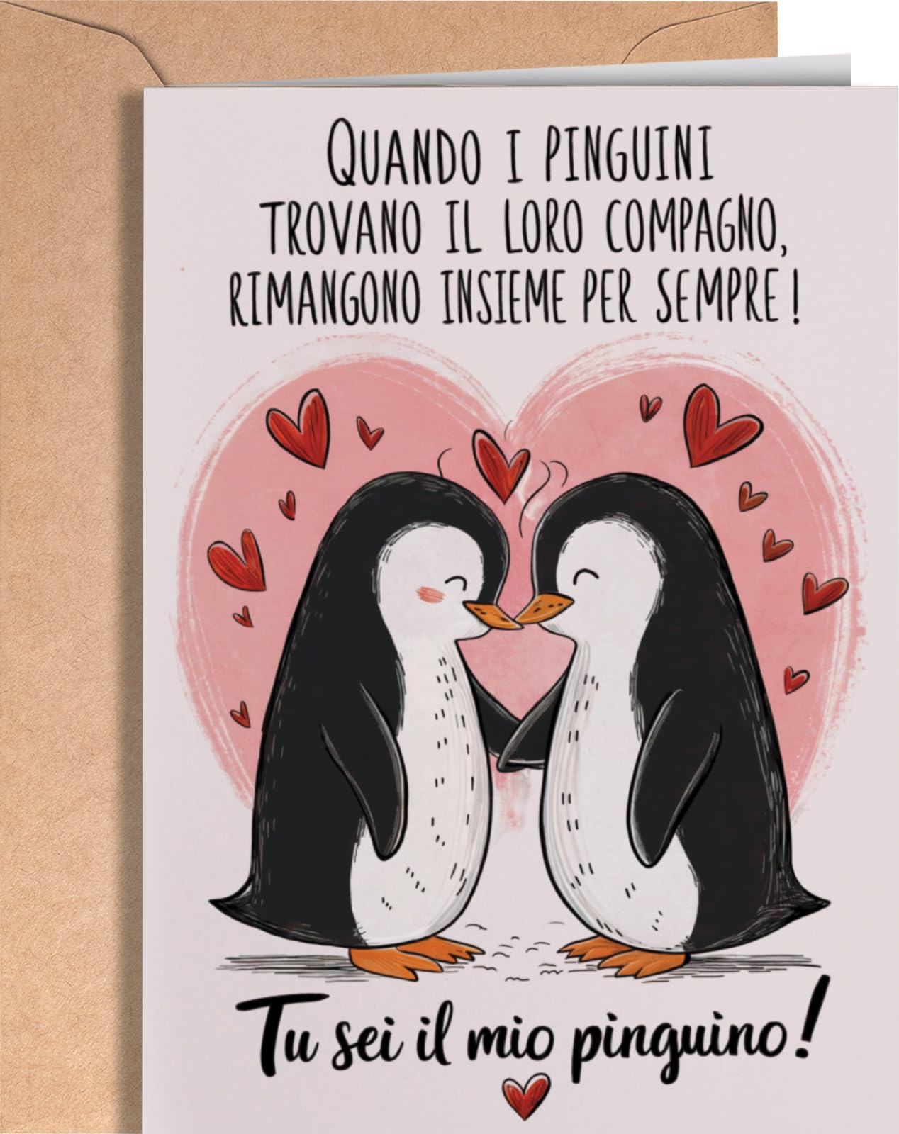 Leinessy Biglietto D'Anniversario Con Pianta Di Aloe - 'You Had Me At Hello', Con Busta Rossa, 20,3x13,5 Cm - 2