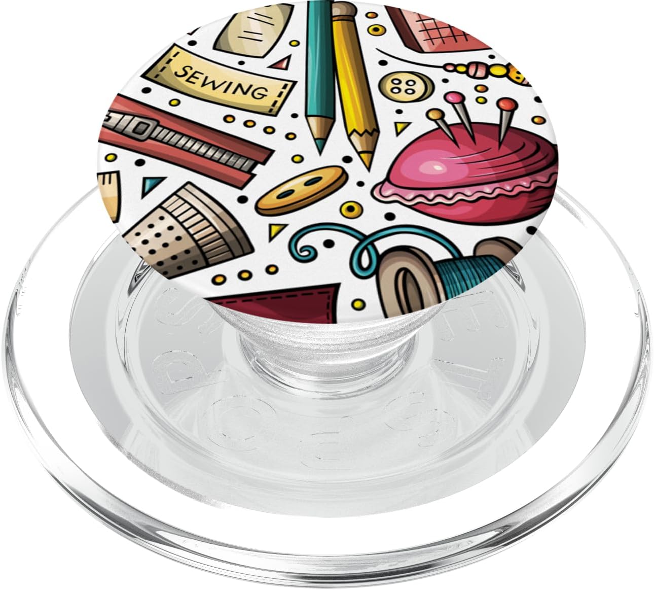 Scrapbooking Art / Sewing Fun Create Design / Love Crafting PopSockets PopGrip for MagSafe