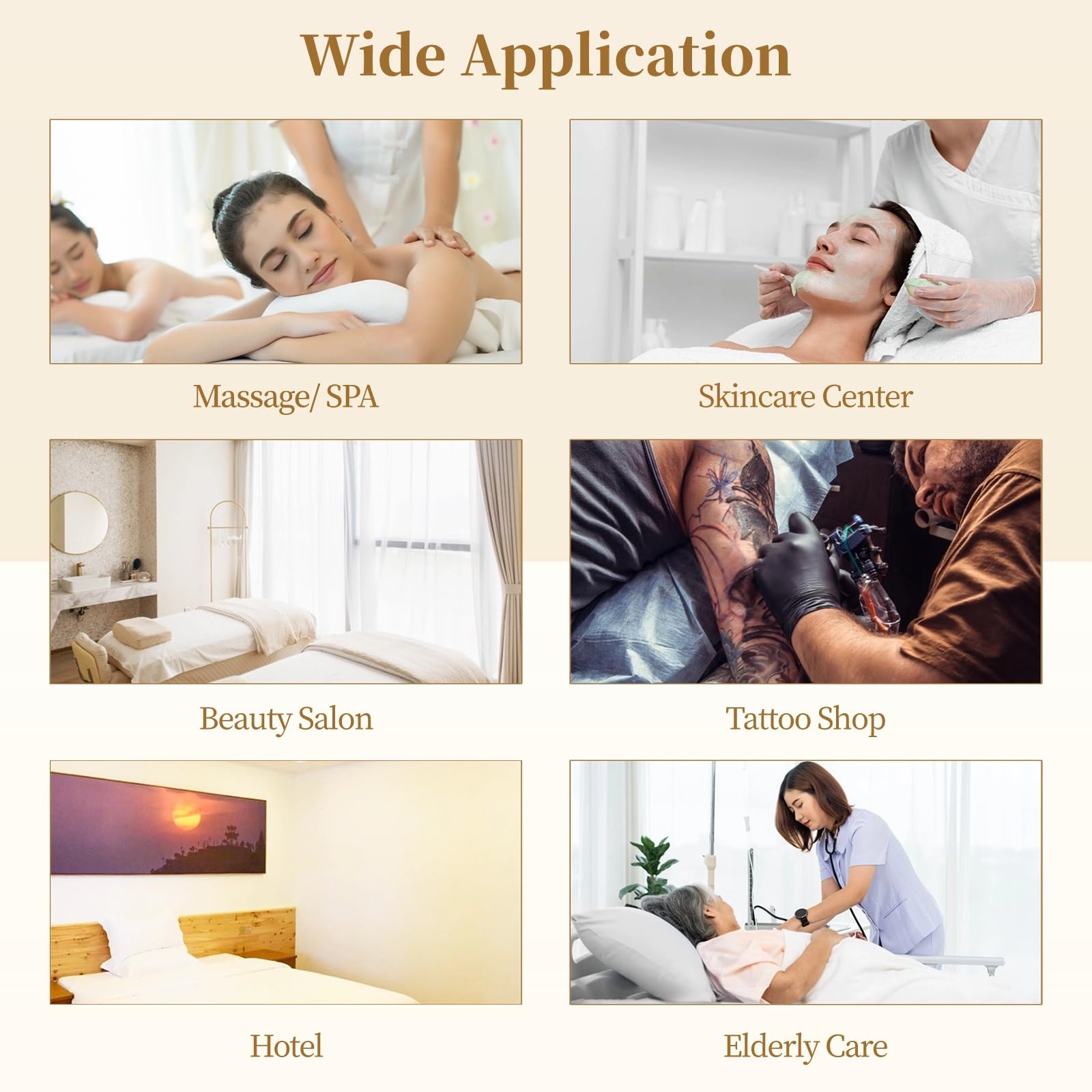 100 hojas desechables para mesa de masaje, 71 x 31.5 pulgadas, fundas desechables de cama de masaje de tela no tejida transpirable, sábana de higiene de un solo uso para centros de spa, salones de
