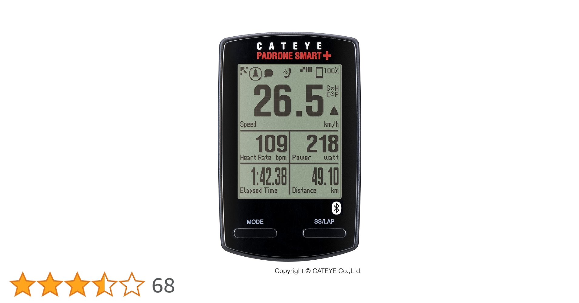 CATEYE - 新品 CATEYE キャットアイ パドローネ スマートプラス CC-SC100B PADRONE SMART + | 製品情報 | CATEYE（キャットアイ）