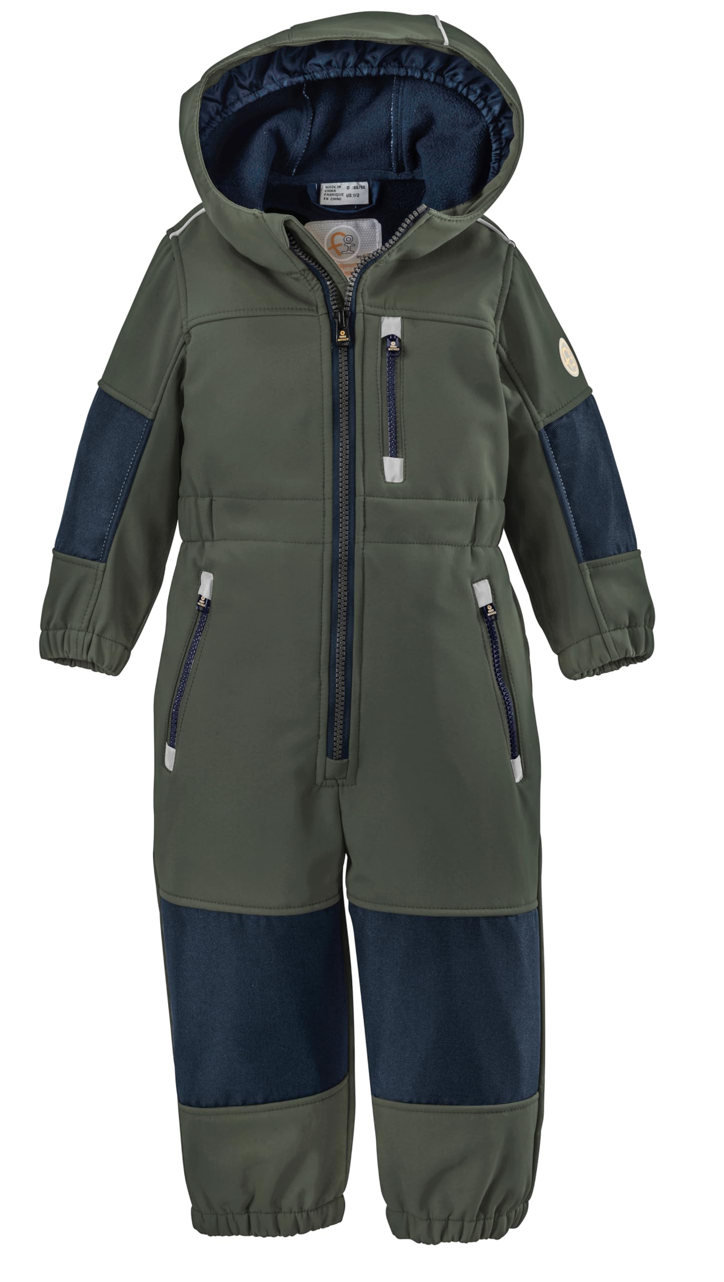 first instinct by killtec Unisex Baby Fiow 35 Mns Onpc Softshell Overall mit Kapuze (1er Pack)