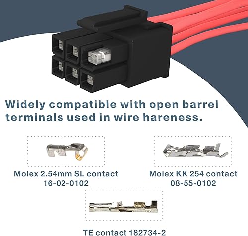 Miniatura 10 de Iwiss - Herramientas de engarzado para 008 y 10 mm2 18-28 AWG PH20  XH254  Dupont 254  28  30  396  48  KF2510  JST Alicates de crimpado de terminal