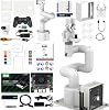 Yahboom Jetson Orin Nano Super 8GB MyCobot280 Open Source 7DOF Collaborative Robot Desktop Educational Arm Python Programming & ROS Support Adaptive Gripper Base Included, Can Mount UR Type Arm