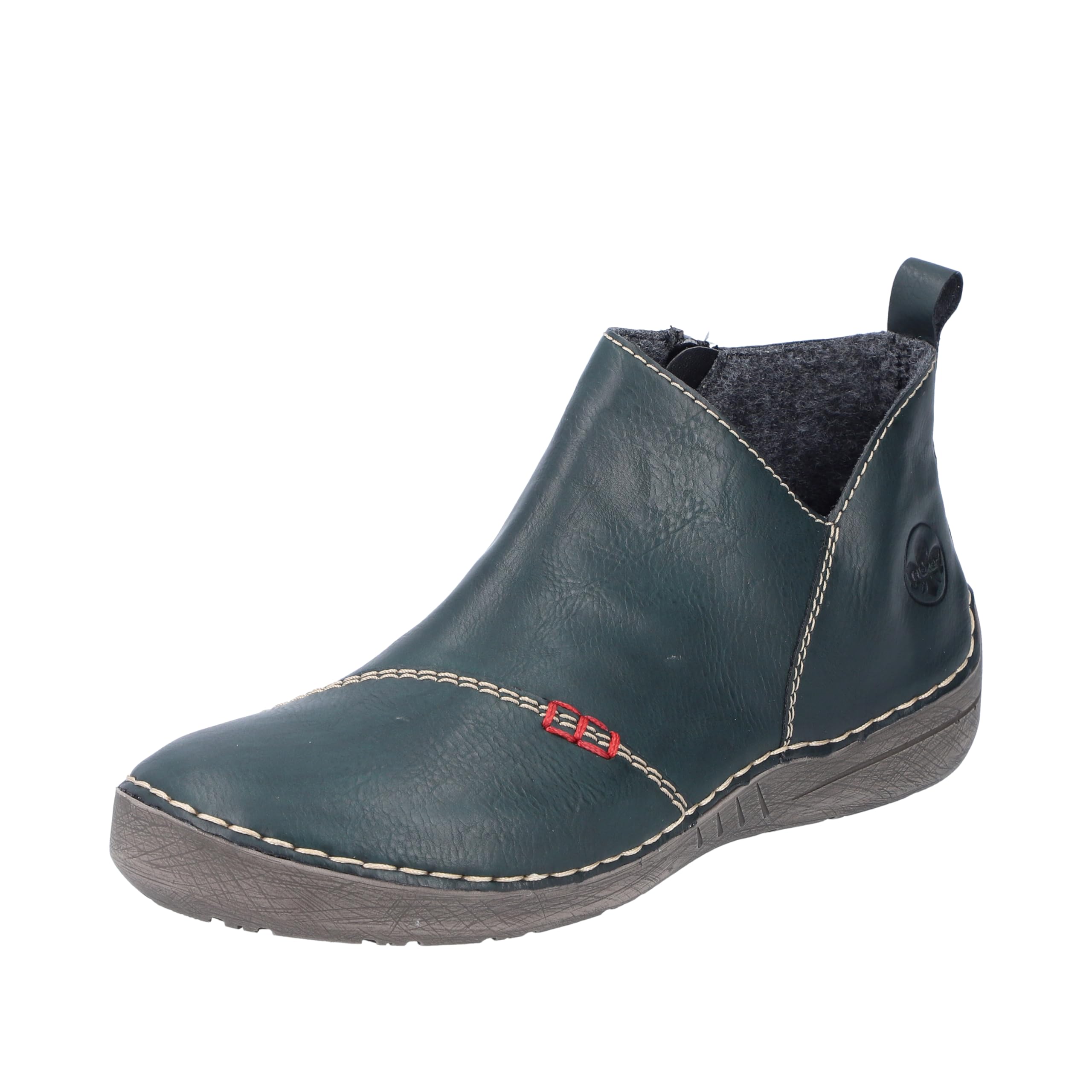 Rieker Women's 52574 Ankle Boots, Green, 3.5 UK