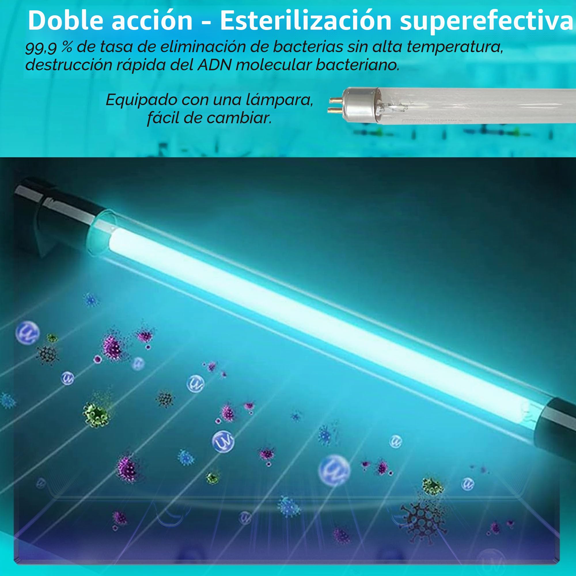 Esterilizador UV LED con Temporizador - Caja/Armario de Desinfección UV para Herramientas de Uñas, Manicura, Barbería, Salón de Belleza y Uso en Casa