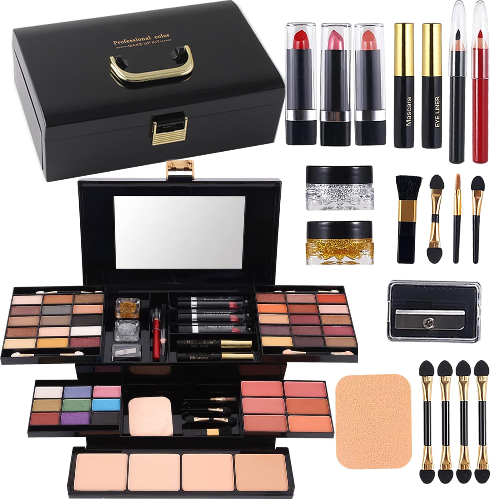 &TEAM BtL US/EU MAKI 3枚セット Amazon.com : coliusa 58 Color Professional Makeup pallet, Makeup