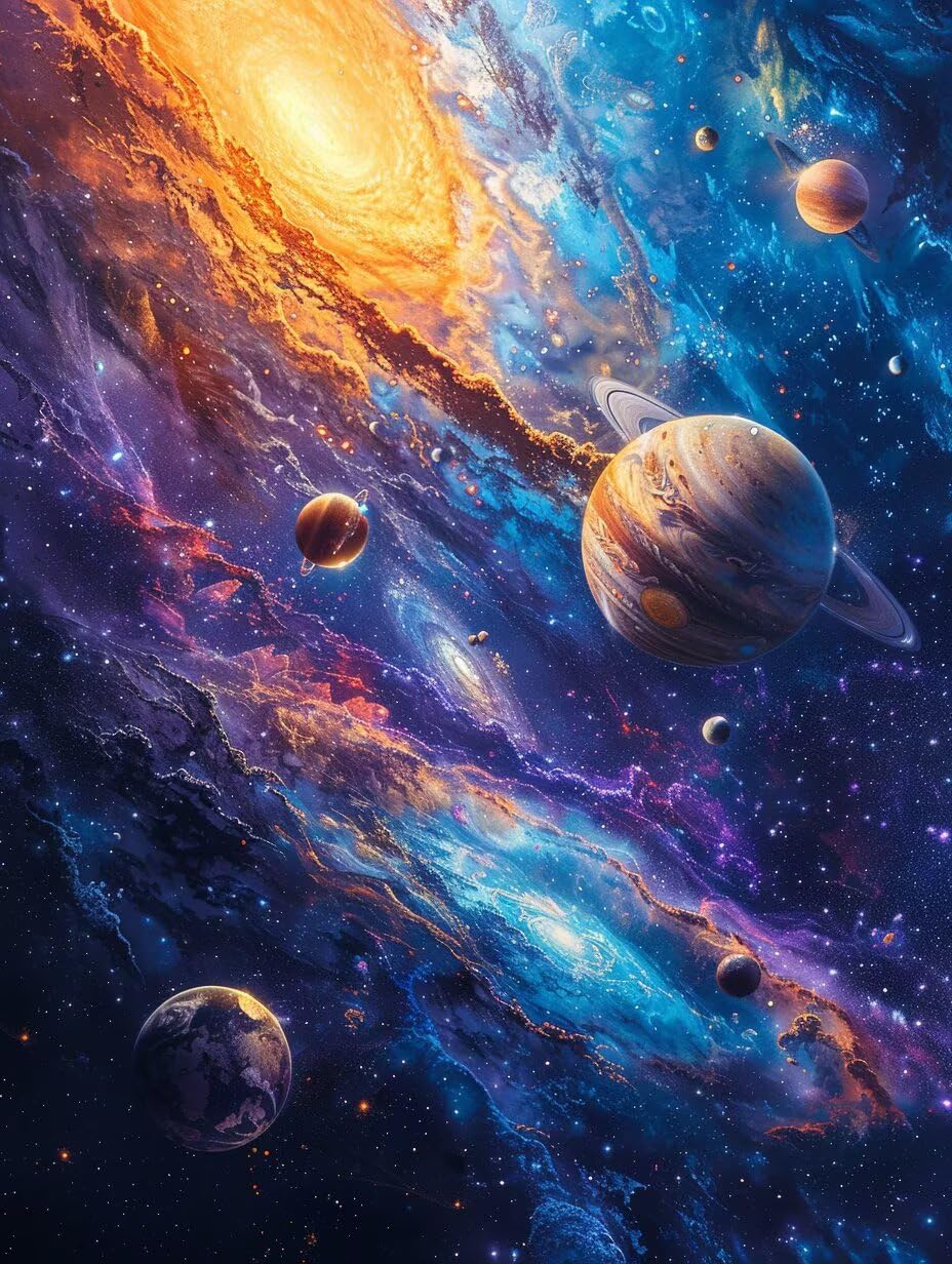 Amazon.com: Planet Paint by Numbers Kit for Adults Beginner