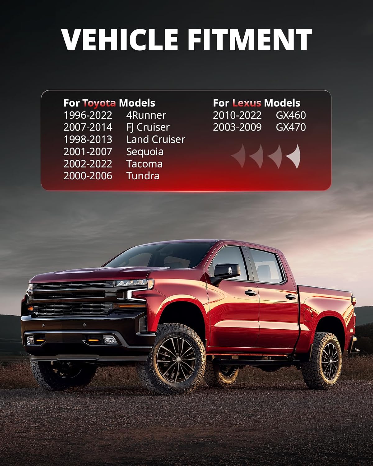 EVIL ENERGY 6x5.5 Hubcentric Wheel Spacers Compatible with Tacoma 4Runner, 6x139.7mm Wheel Spacer with 1 inch Forged M12x1.5 Studs 106mm Bore for Tundra FJ Cruiser Sequoia GX460 GX470 - Image 3