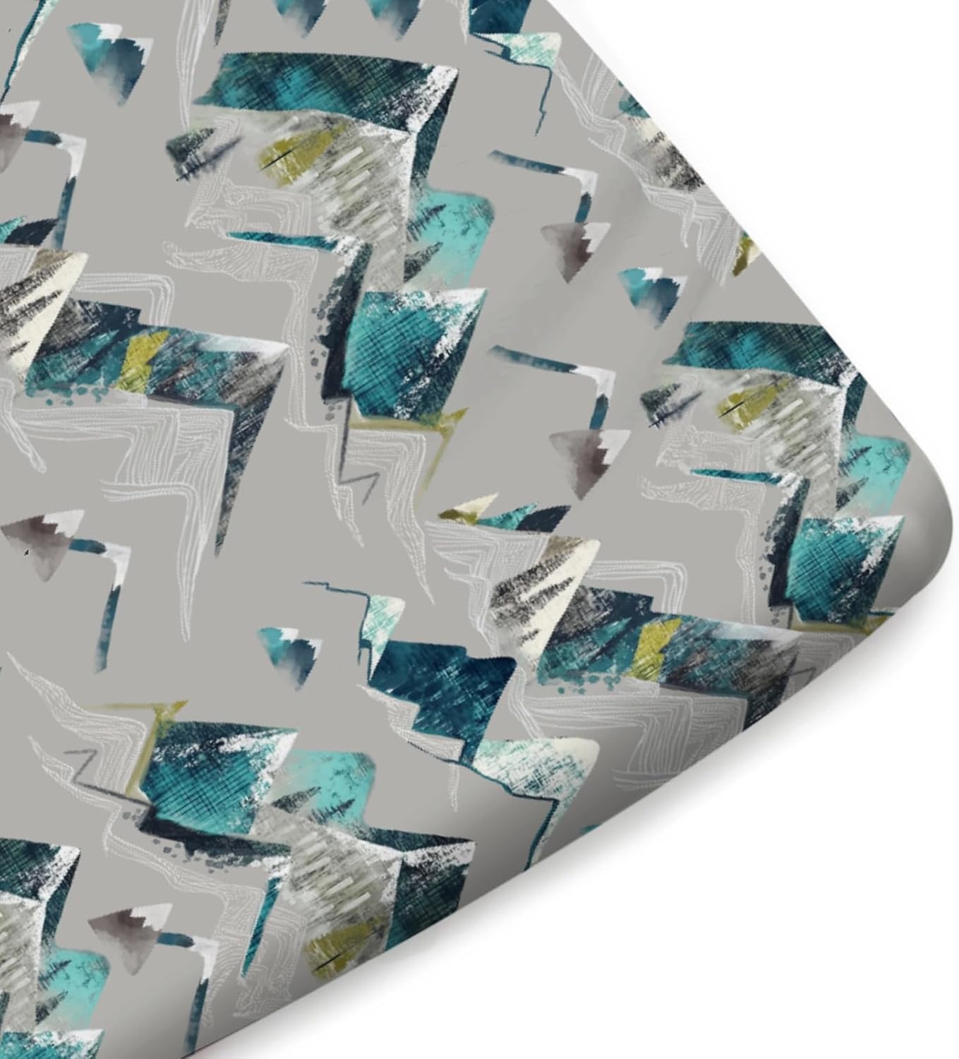 Boho Mountains Baby Crib Sheets for Boy Girl 52"x28" Mountain Range Hiking Wild Crib Mattress Covers Soft Breathable Mountain Adventure Camping Baby Sheets for Standard Crib and Toddler Bed Mattress