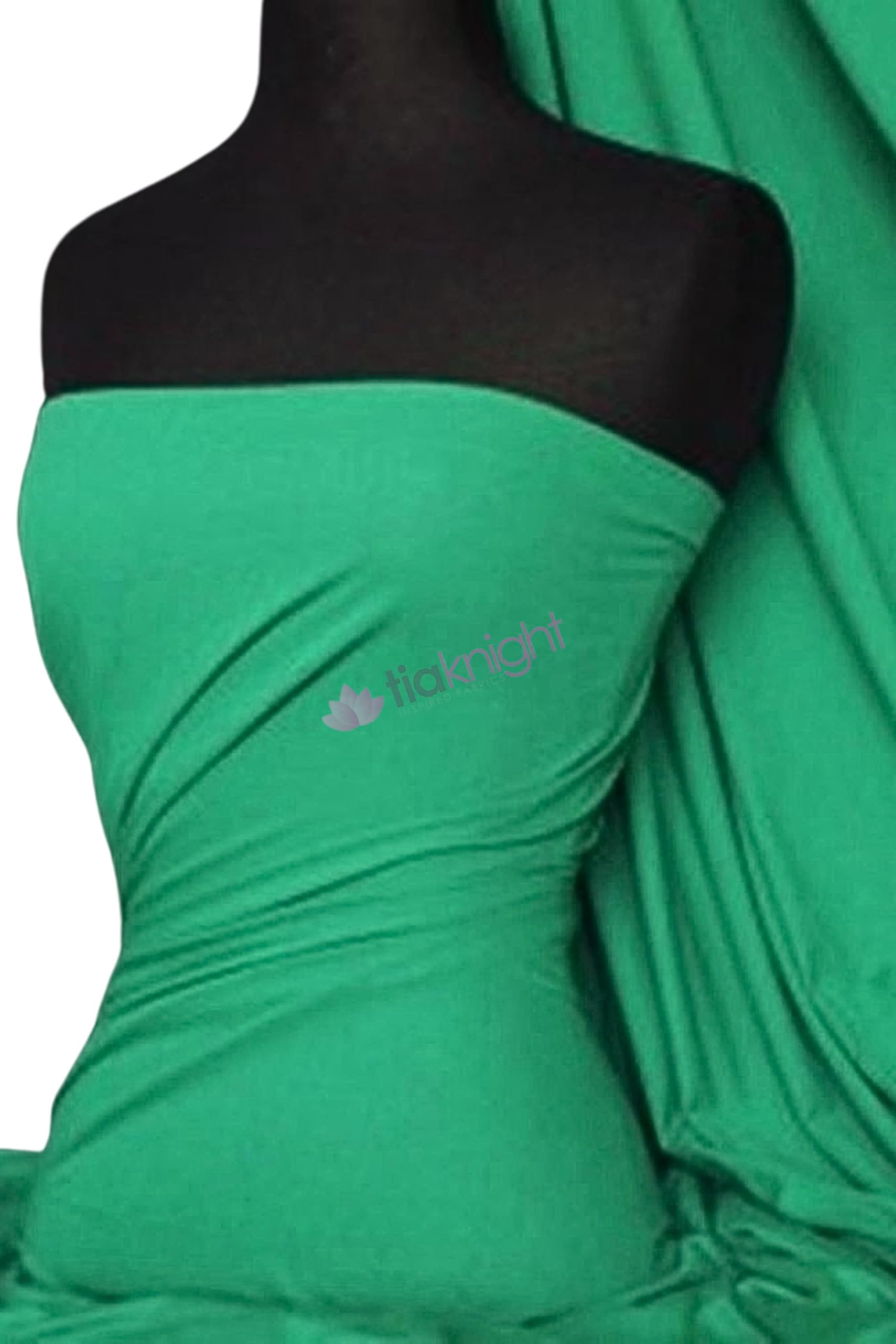Tia Knight Jade 100% Cotton Single Jersey Fabric | Soft Stretch T-Shirt Material | Over 50 Colours | Oeko-Tex Certified | Same Day Dispatch | By (Jade)