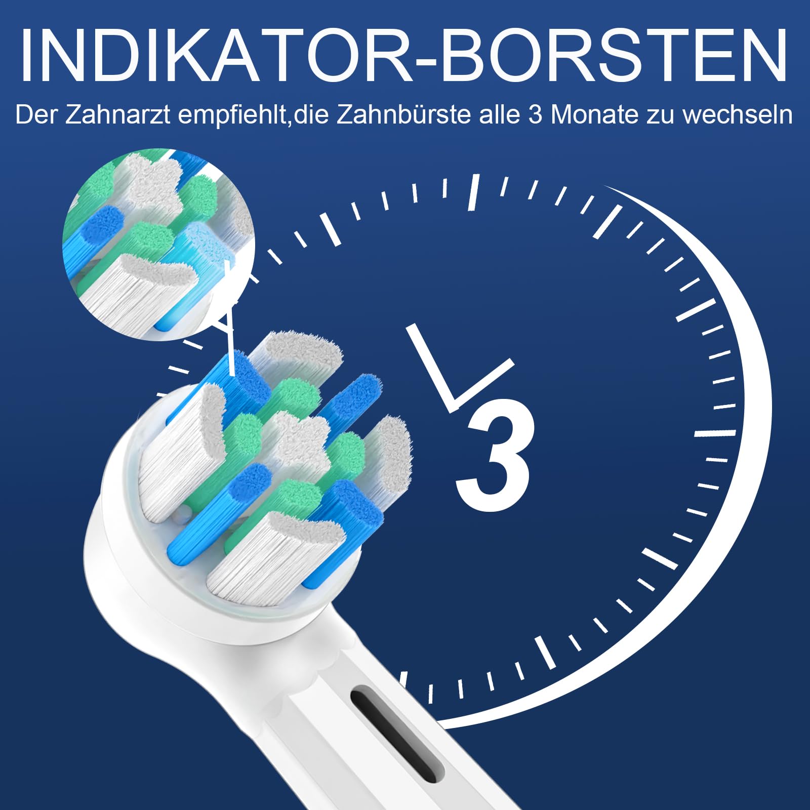 10 testine per spazzolino elettrico IO compatibili con ORAL B IO 2/3/4/5/6/7/8/9/10, testine compatibili con ORAL B IO per pulire i denti (bianco)