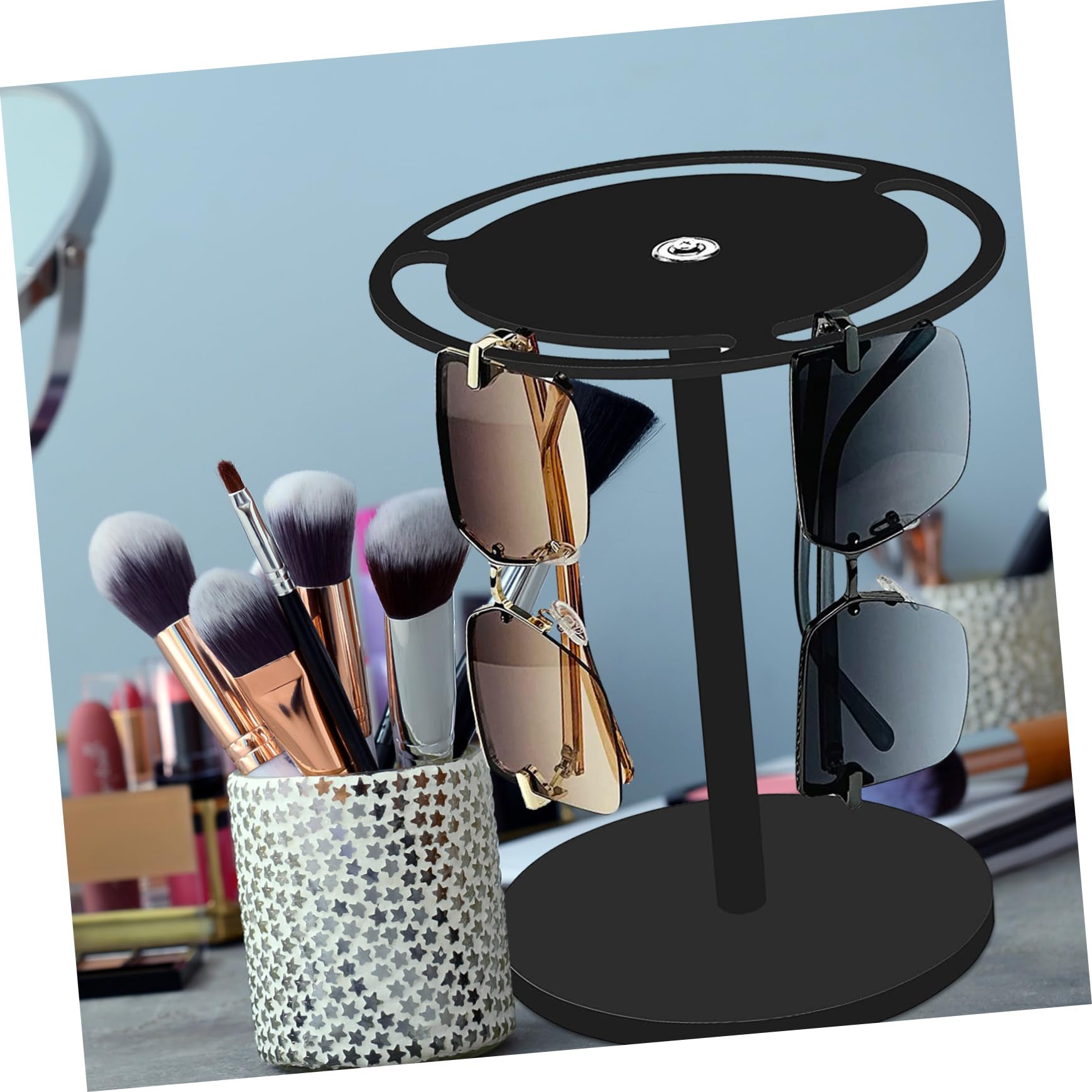Brillenhalter Sonnenbrillenständer Drehbarer Brillenständer Brillenhalterständer Präsentationsständer Multifunktionaler Organizer
