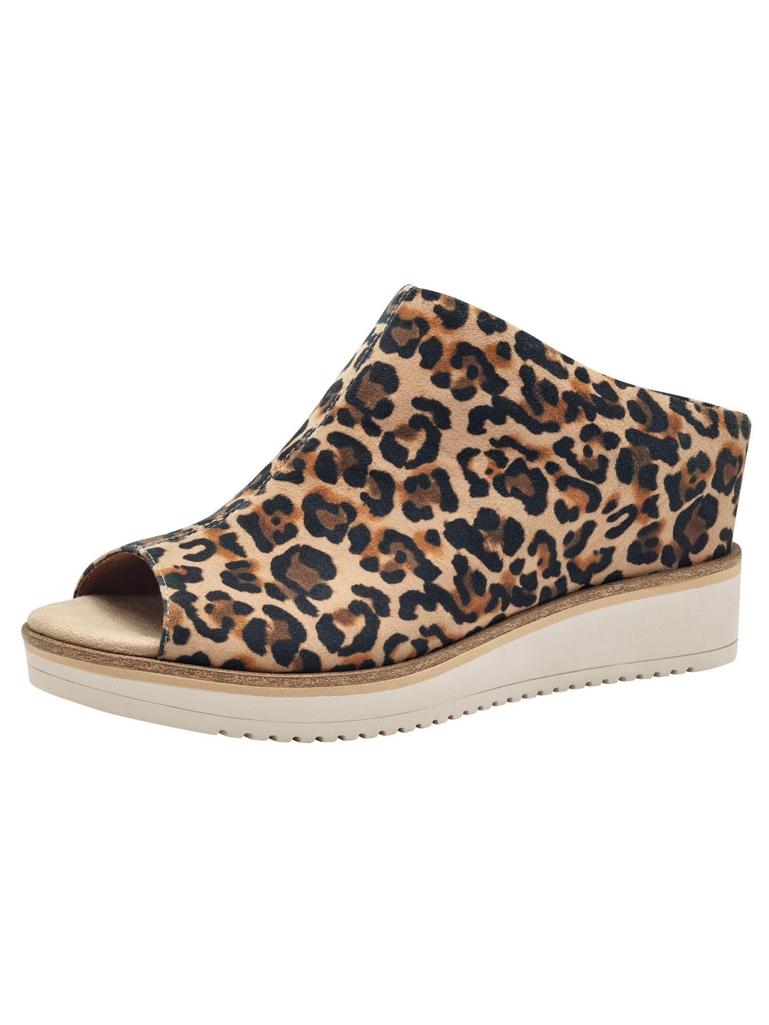 Tamaris Women's Wedge Heel Mules, Brown, 6.5 UK