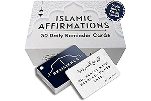 Islamic Affirmations Cards: Daily Reminders for Inspiring Women