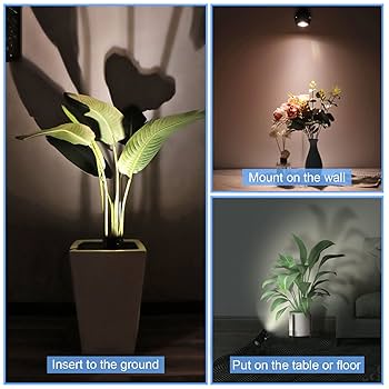 Amazon.co.jp : xinyesor LEDスポットライト 2個パック 屋内植物