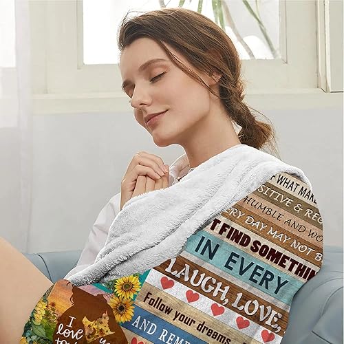 Miniatura 5 de Regalos para hija de mamá, regalos para hija, manta de 50 x 40 pulgadas