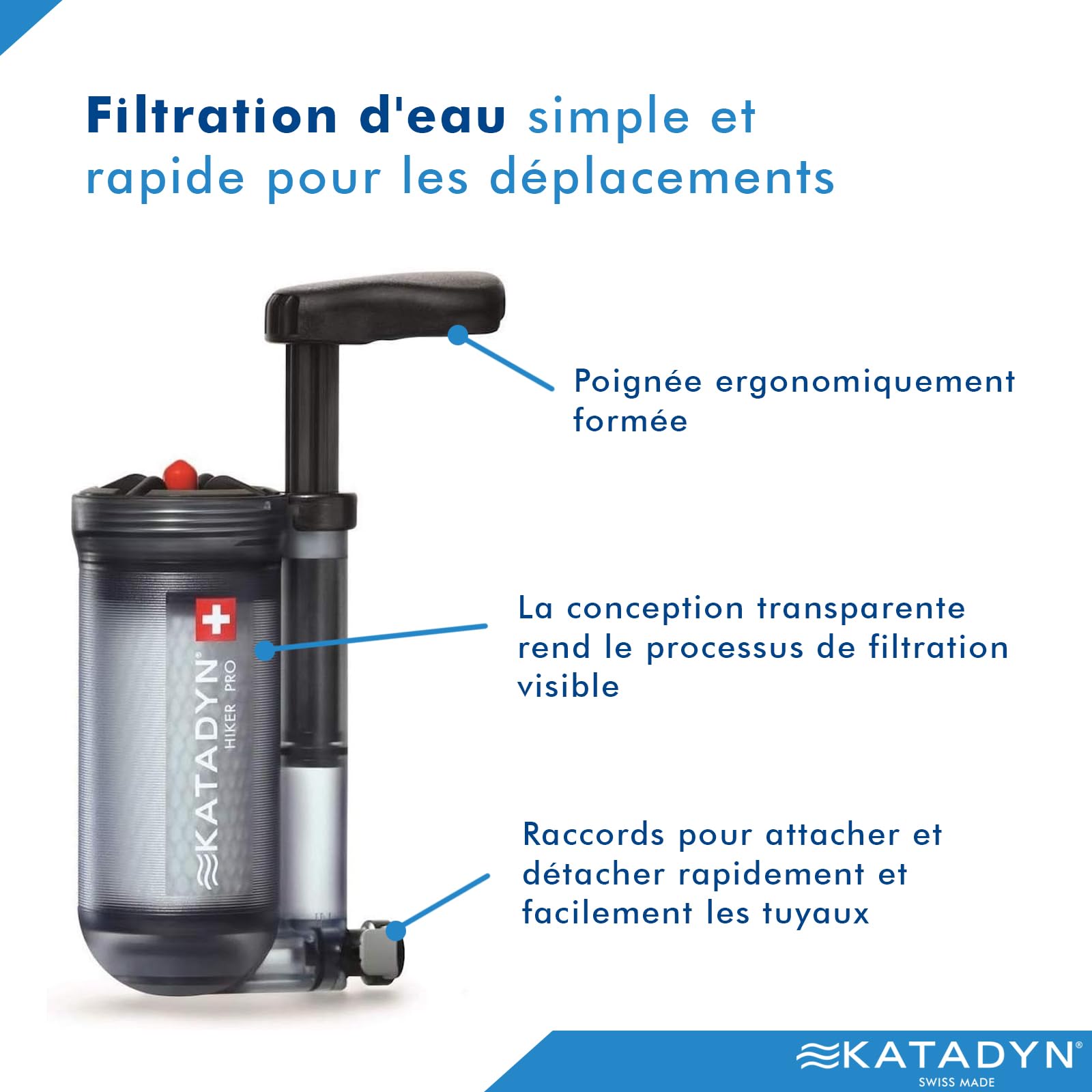 Katadyn Hiker Pro Transparent Filtre à Eau