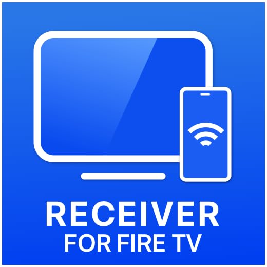 Screen Mirroring for Fire TV – Cast Android Phone to Firestick | Works with Fire TV Remote App | Mirror Photos, Videos, Web and Presentations via Wi-Fi, Easy Setup