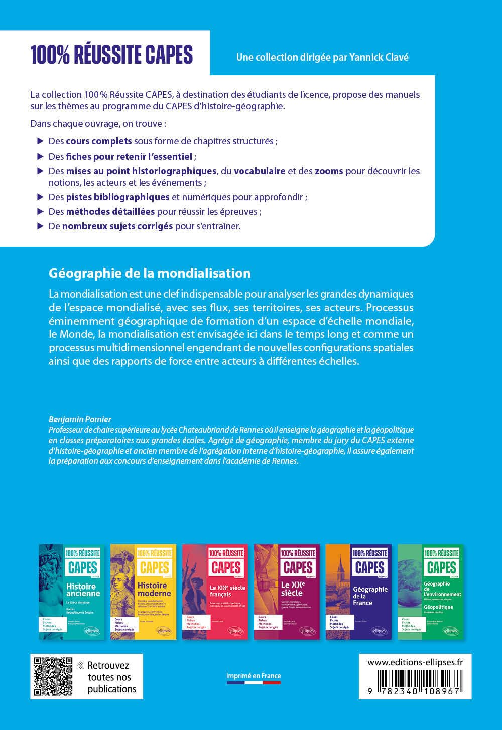 Géographie de la mondialisation: Acteurs, territoires, maritimisation, flux