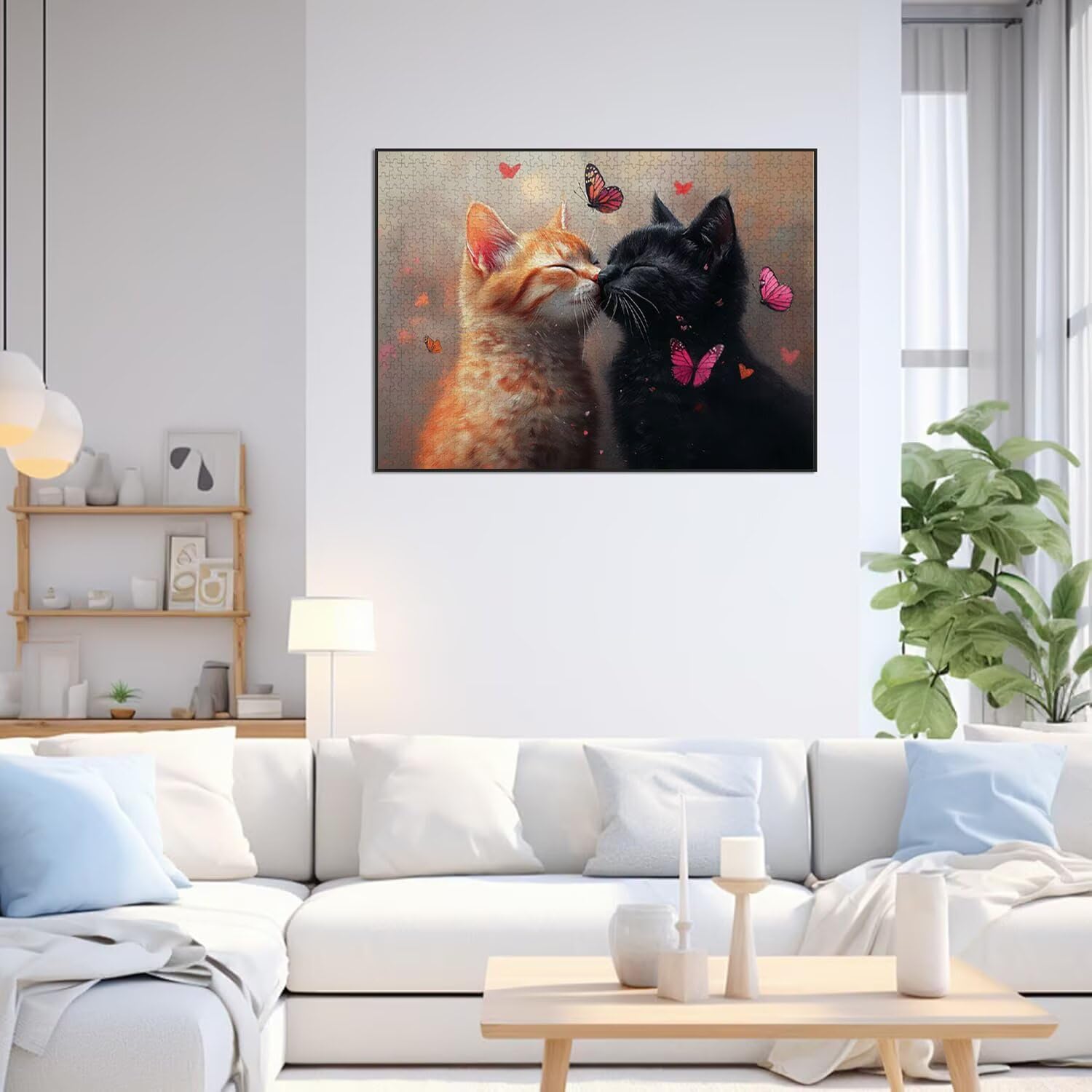 Puzzle 4000 elementów motyl wyzwanie klasyczne puzzle, n-268 | Rodzinne puzzle, zajęcia relaksacyjne, trudna sztuka puzzle koty, niepożądane wyzwanie, prezent dla kobiet