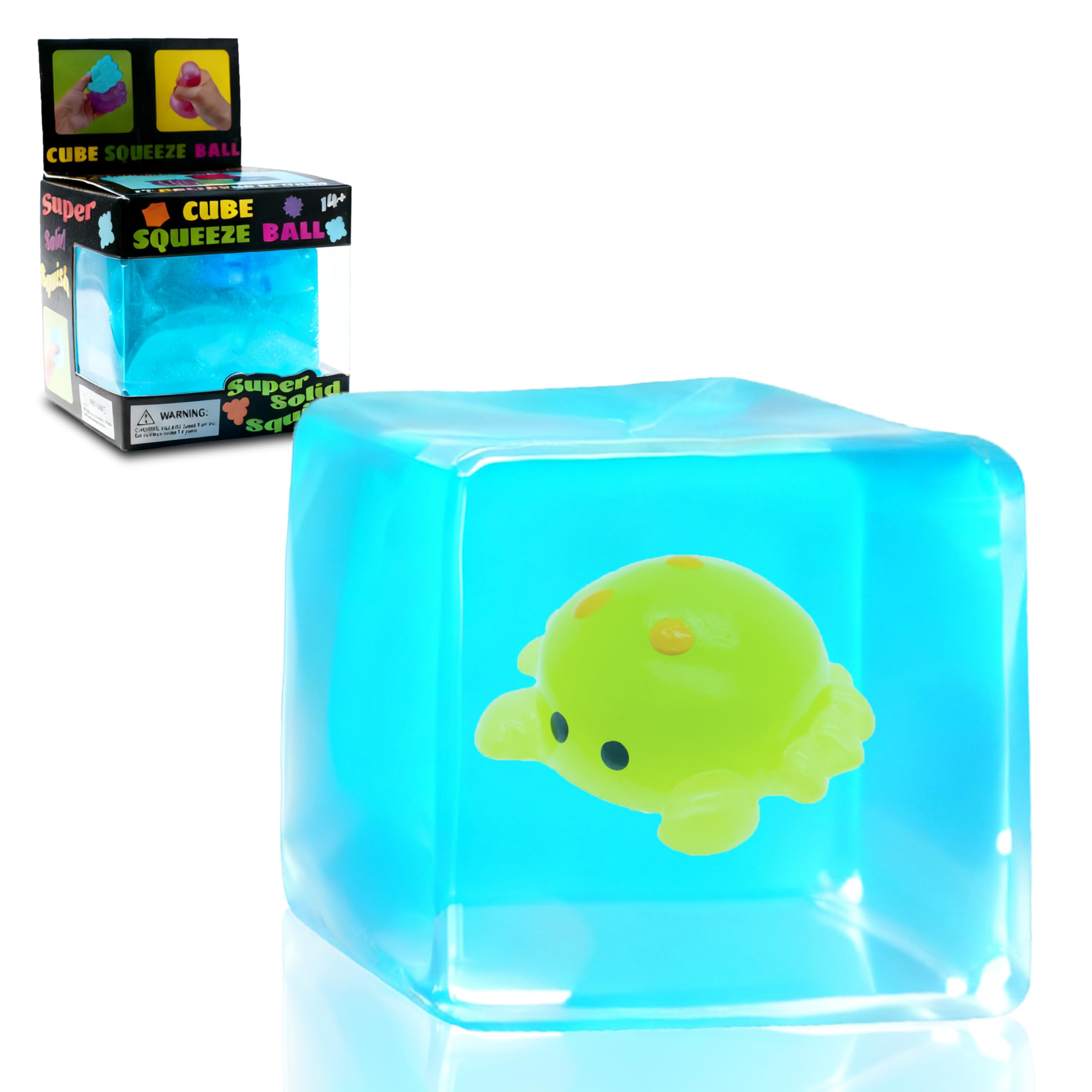 Amazon.com: Fidget Squishy Stress Cube Toys, Glow in The Dark with