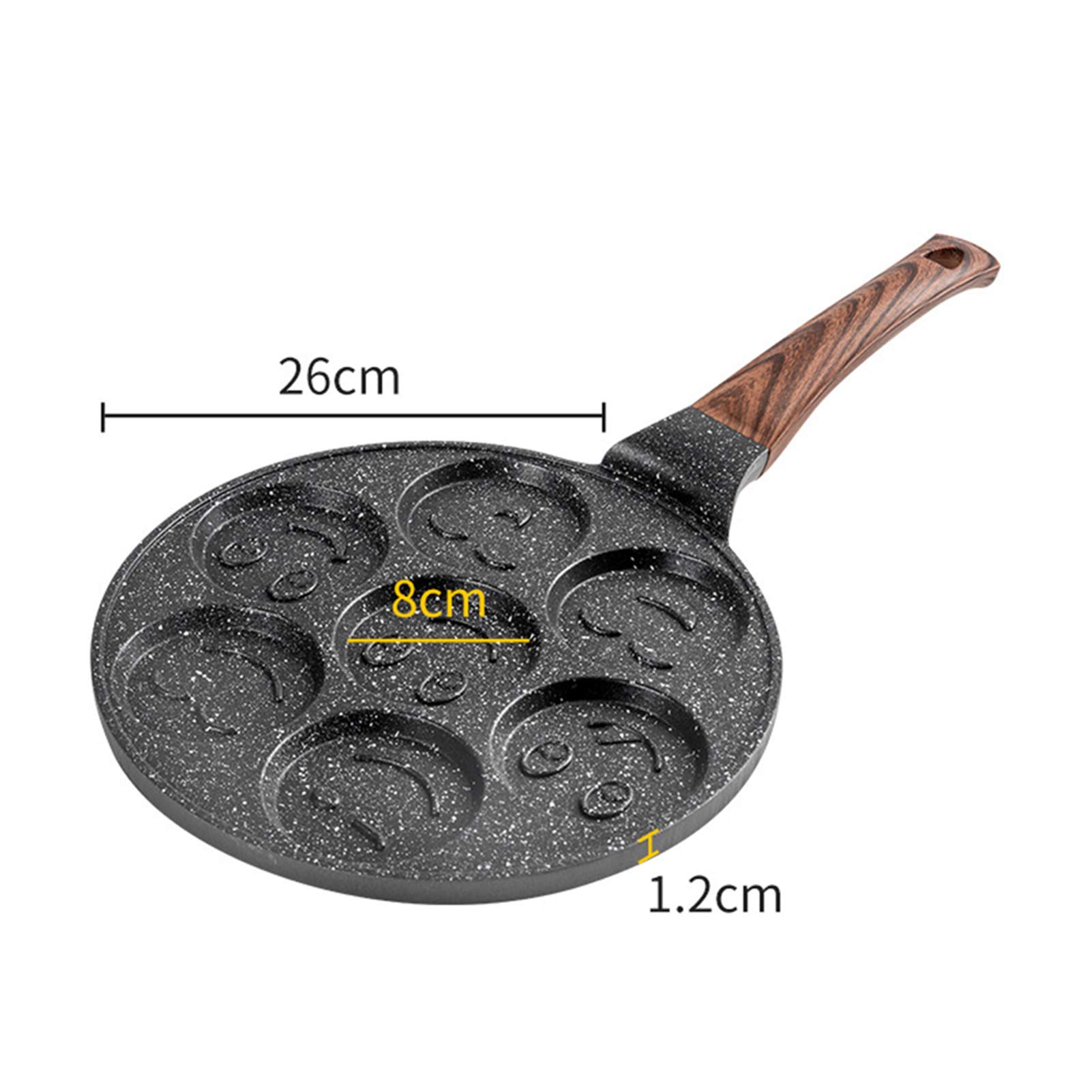 Pancake Maker Pan Emoji Pancake Pan Nonstick Smiley Face Pancake Pan