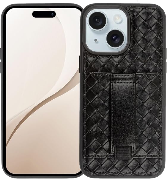 Walli Cases Wallet Phone Case for iPhone 13, Card Holder Kickstand