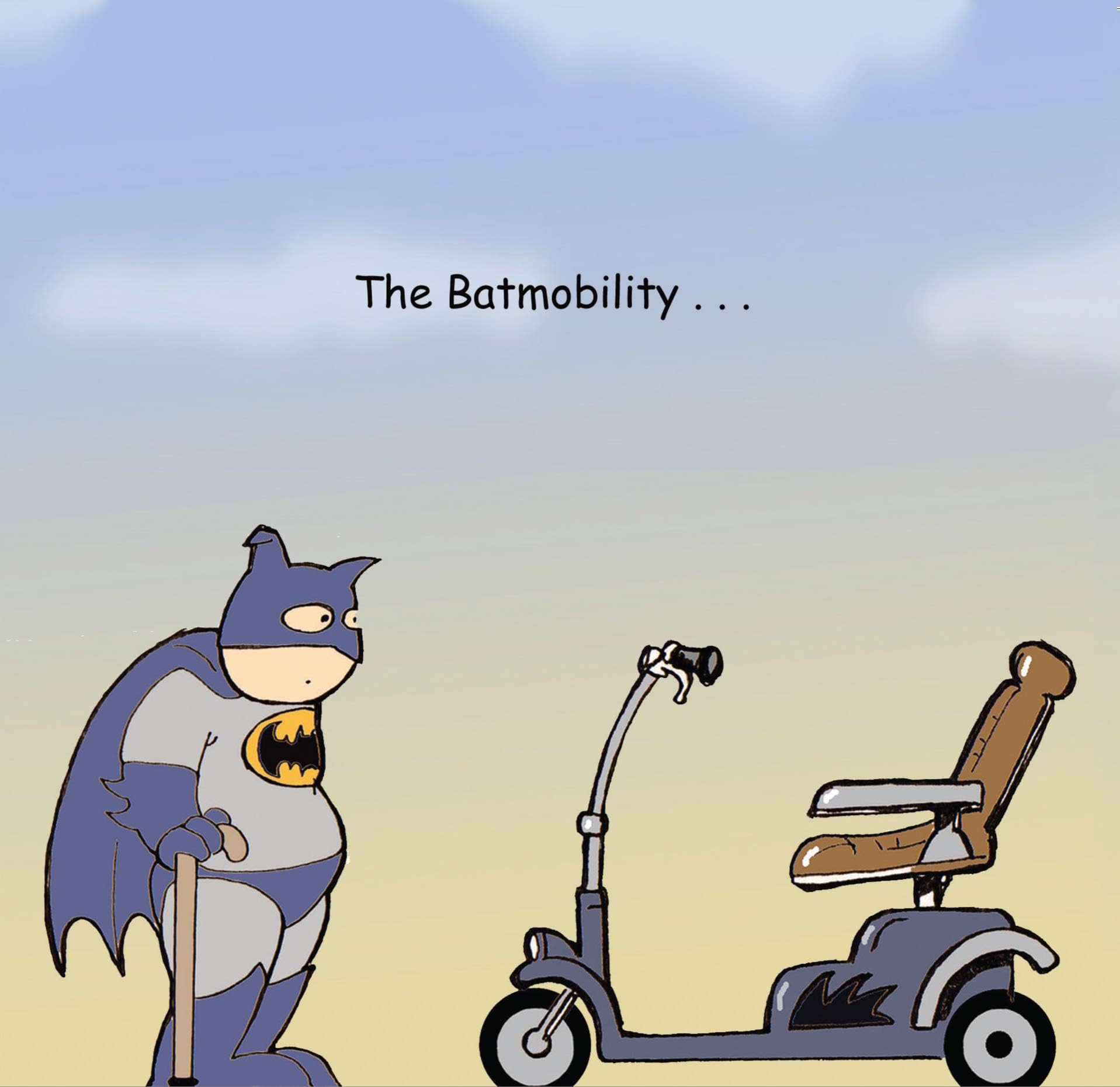 Twizler Funny Card For Man with Batman – Blank Card - Happy Birthday Card – Humour Card – Anniversary Card – Retirement Card - Good Luck Card – Goodbye Card – Christmas Card – Fathers Day Card