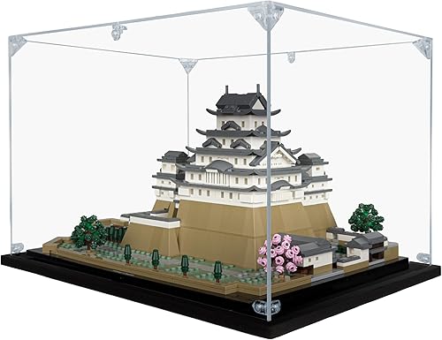 Miniatura 8 de SONGLECTION Vitrina acrílica compatible con Lego Taj Mahal #21056, vitrina a prueba de polvo (solo funda) (juegos de Lego no incluidos)