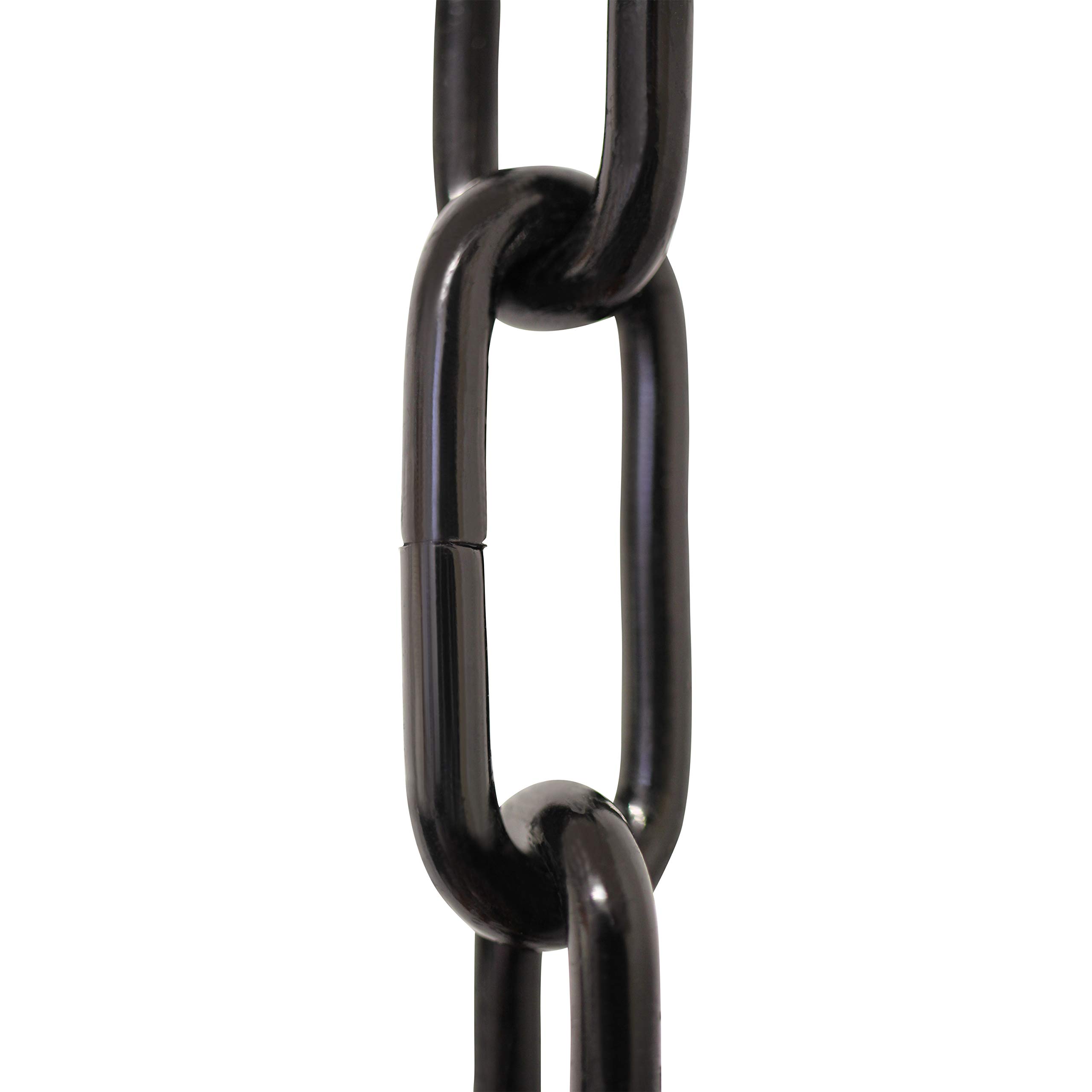 RCH Hardware CH-S59-496-BLK-3 Steel Fixture Chain, Black (3FT)