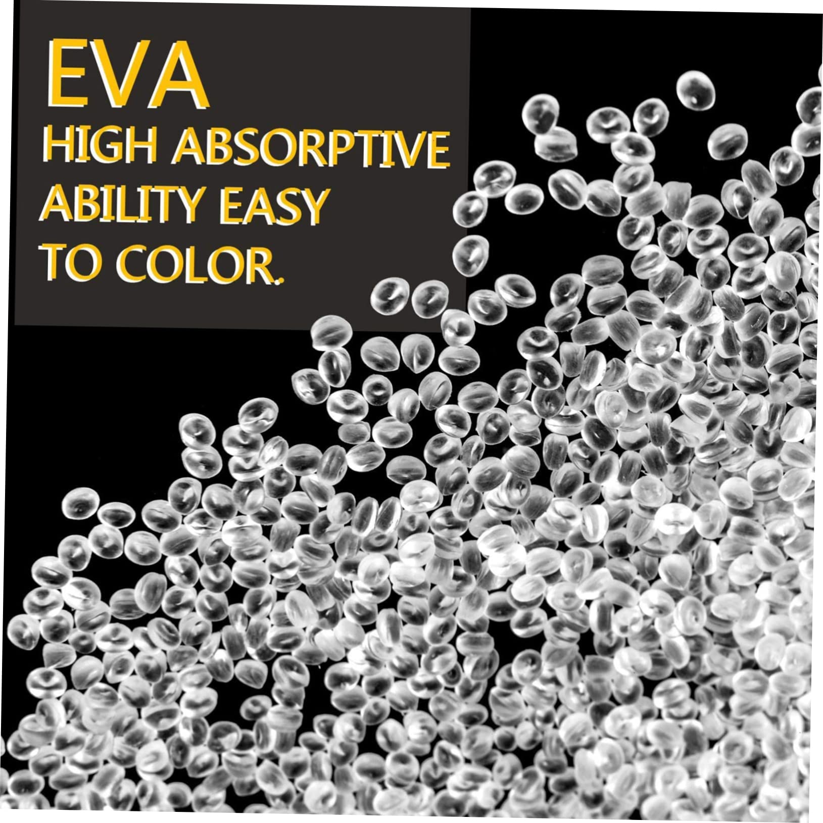 MAGICLULU Perline Eva Non Profumate per Rinfrescatore Aria Auto, Buona Flessibilità e Effetto Decorativo, 1 Sacchetto Bianco per Uso Fai da Te e Freschezza Naturale