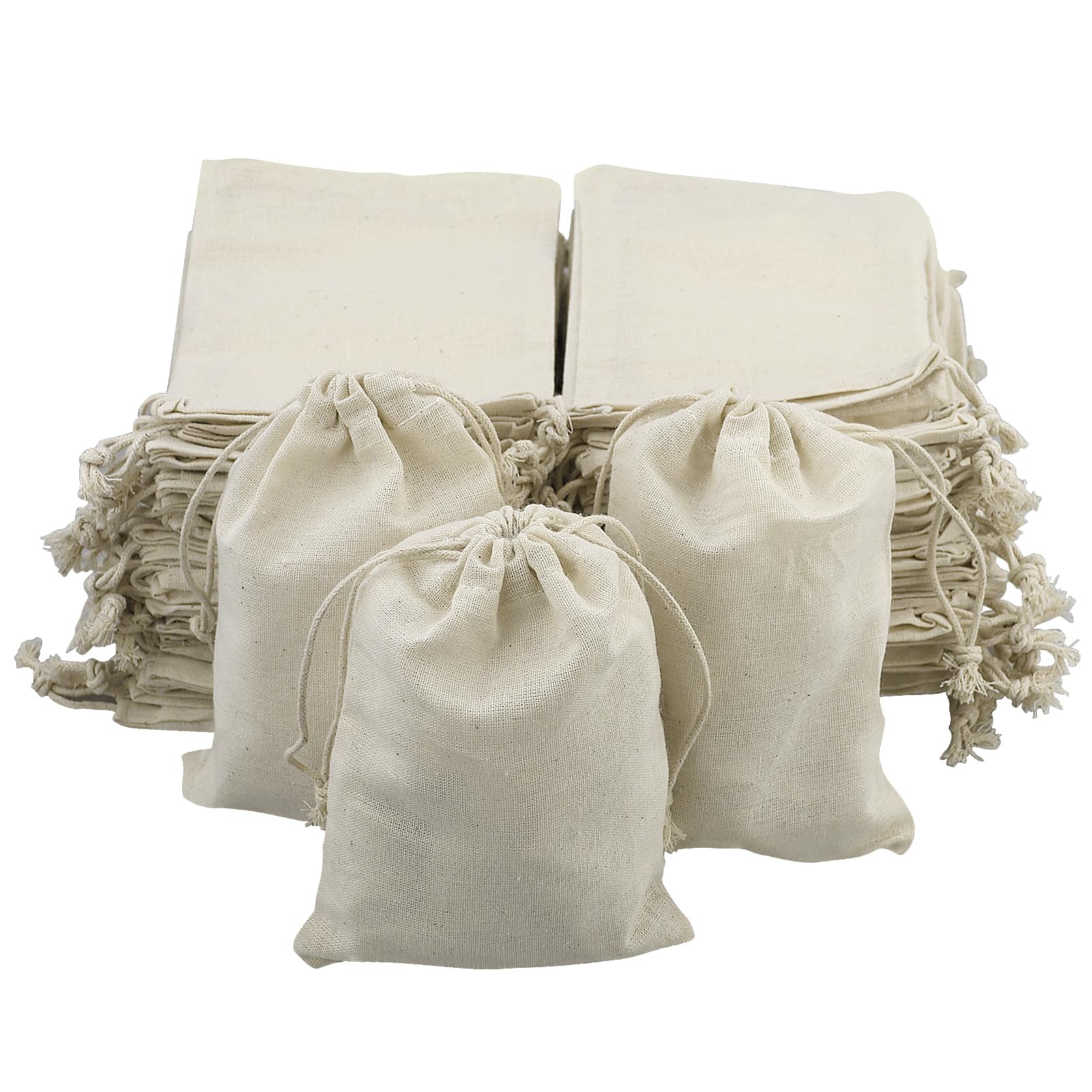 MAOOY 25PCS Sacchetti Regalo di Iuta 13 x 18 cm, Sacchetti di Juta, Sacchetto di Tessuto con Coulisse per Matrimonio, Gioielli, Bomboniere, Festa, Natale (Colore Casuale