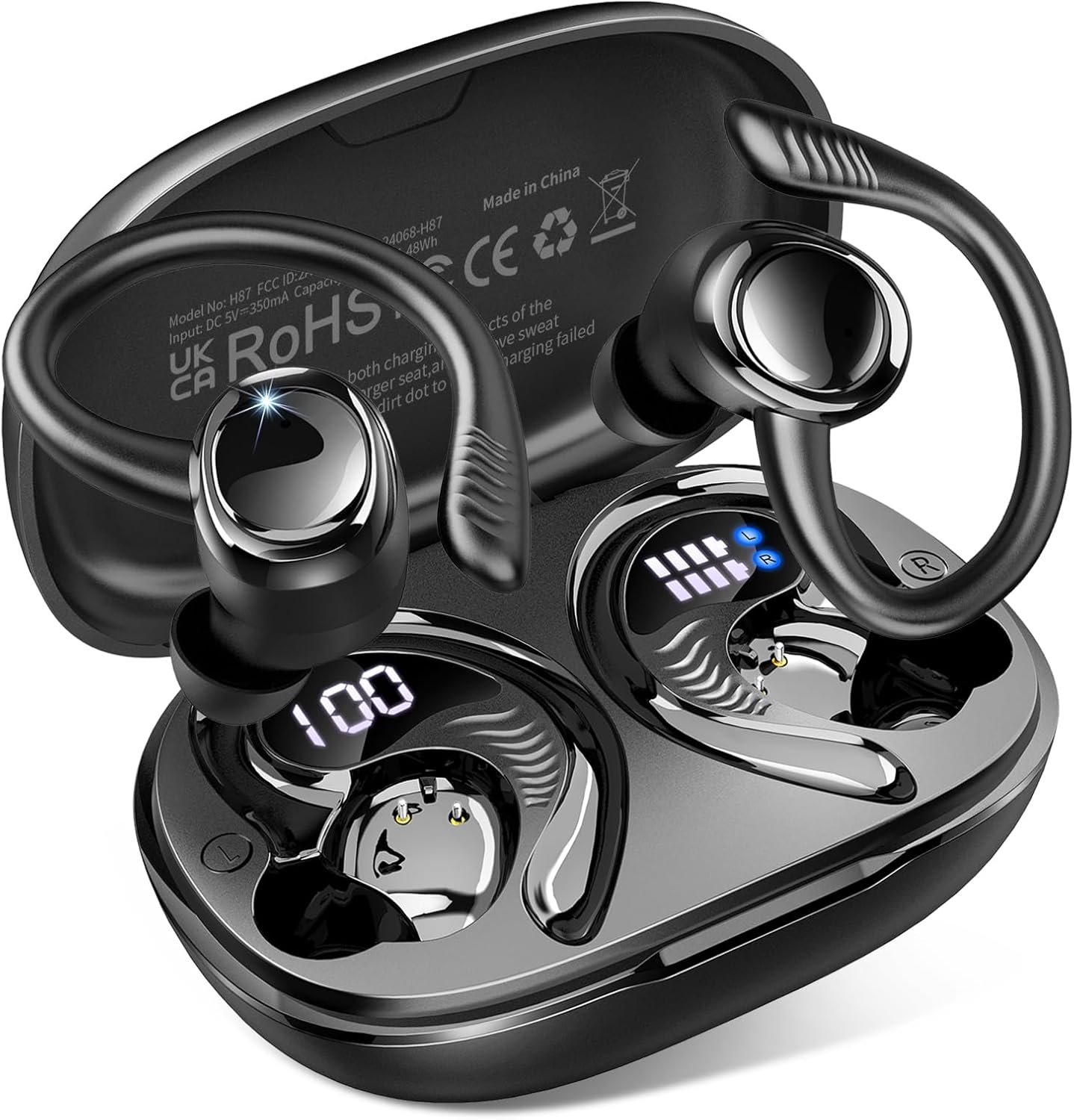 イヤホン bluetooth 耳掛け ワ