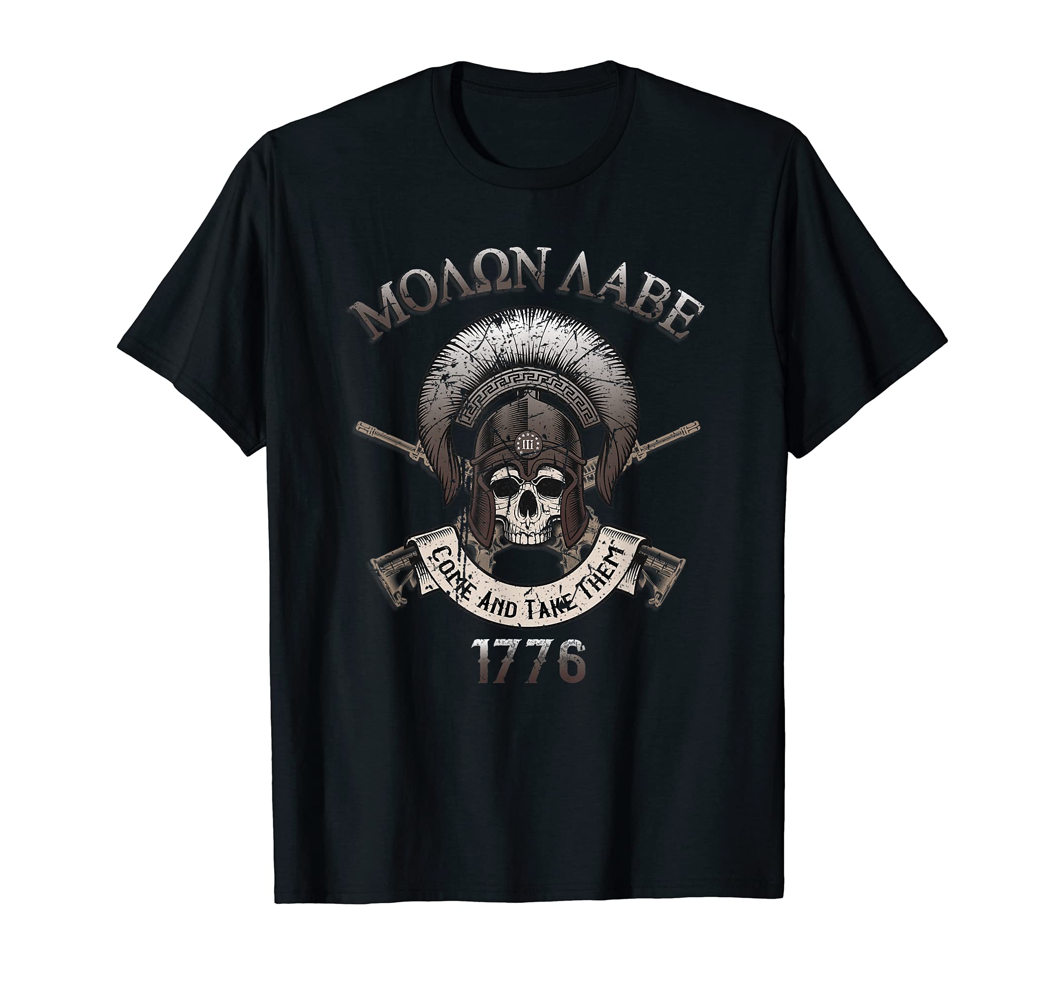 Molon Labe Spartan Patriot T-ShirtOEKO-TEX STANDARD 100