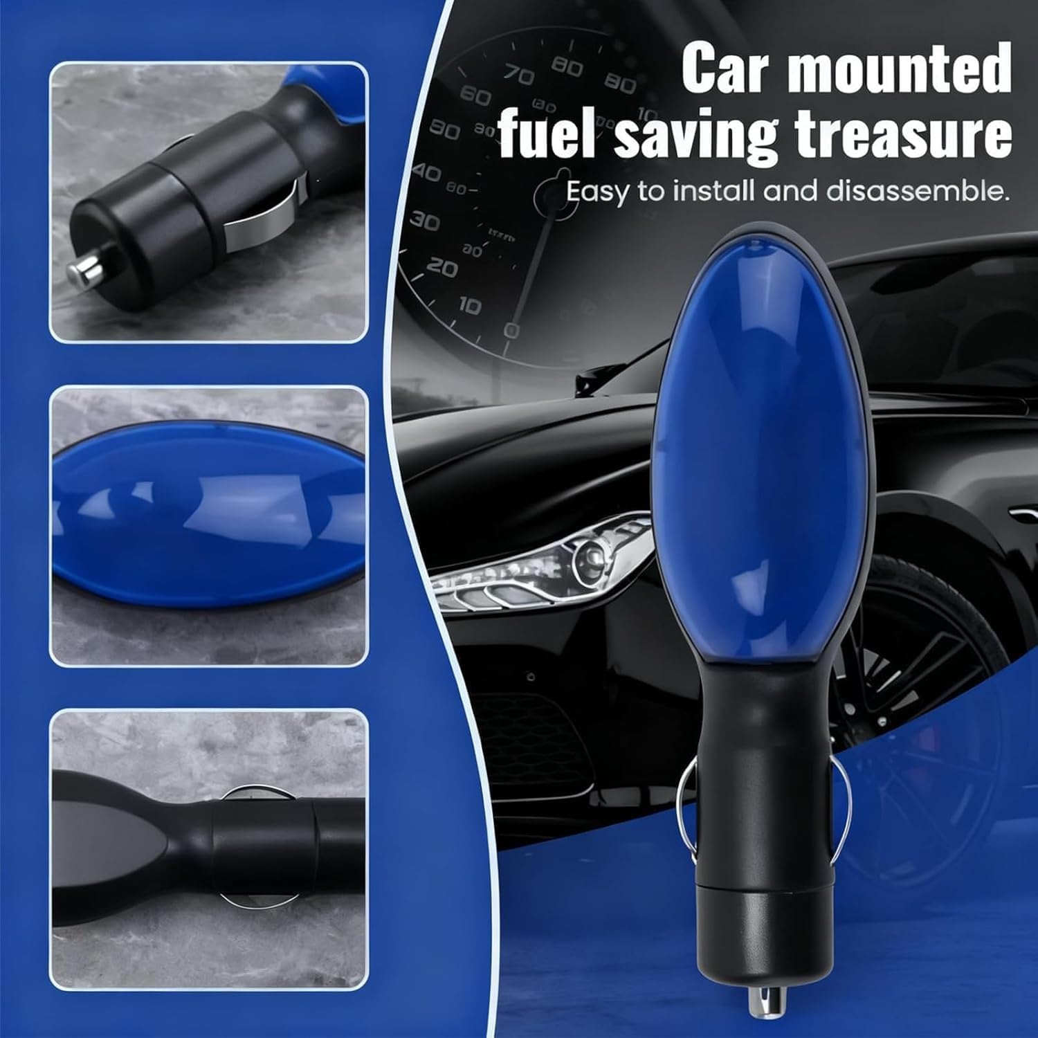 2 Pcs Fuelsync Gas Saver, Fuel Sync Gas Saver, Drive Farther, Save More Fuel Instantly, Upgrade Automotive Spill Saver for Filling Gasoline Lubricants Water Diesel, Plug and Play Car Fuels Saver — view 6
